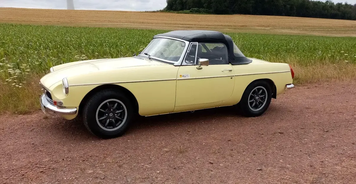Gebraucht MG B 95 PS (69 kW) 1973 Gelb Cabrio