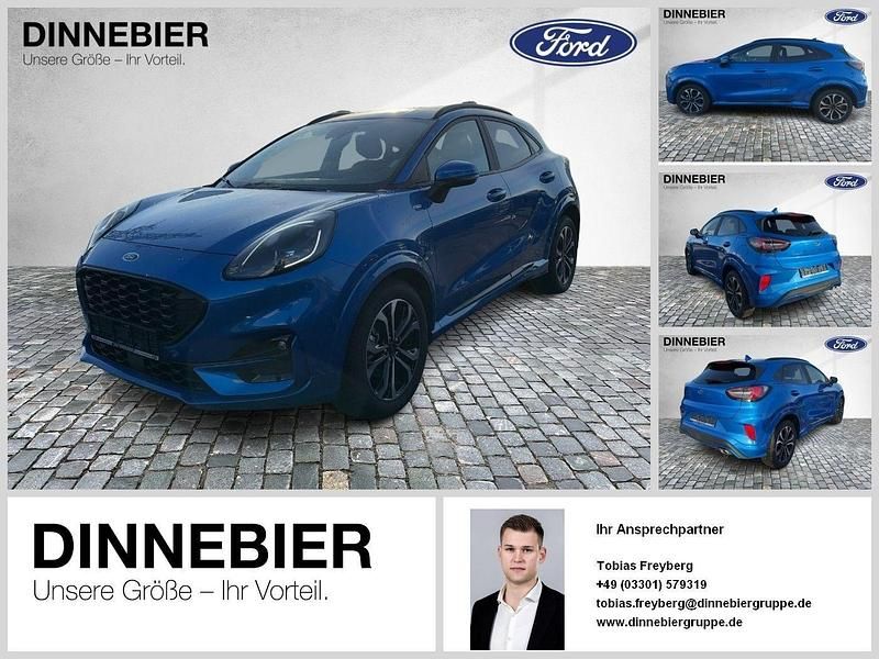 Blau (metallic) Gebraucht 2024 Ford Puma ST-Line X SUV | 23.990 € (Guter Preis) - Bild 1/1