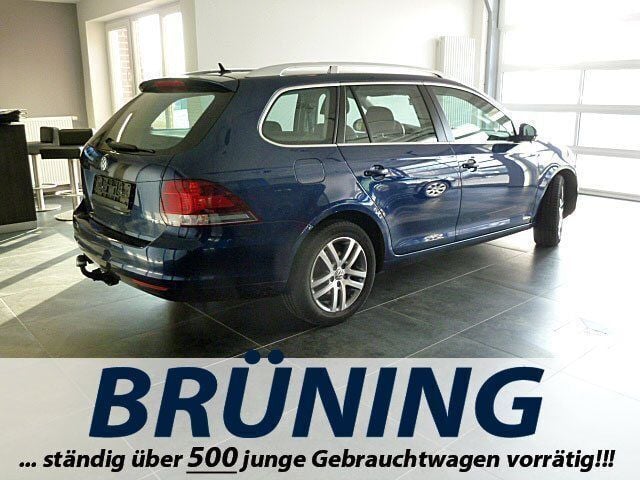Blau metallic Gebraucht 2010 VW Golf VI Comfortline Kleinwagen | 13.995 € - Bild 1/4