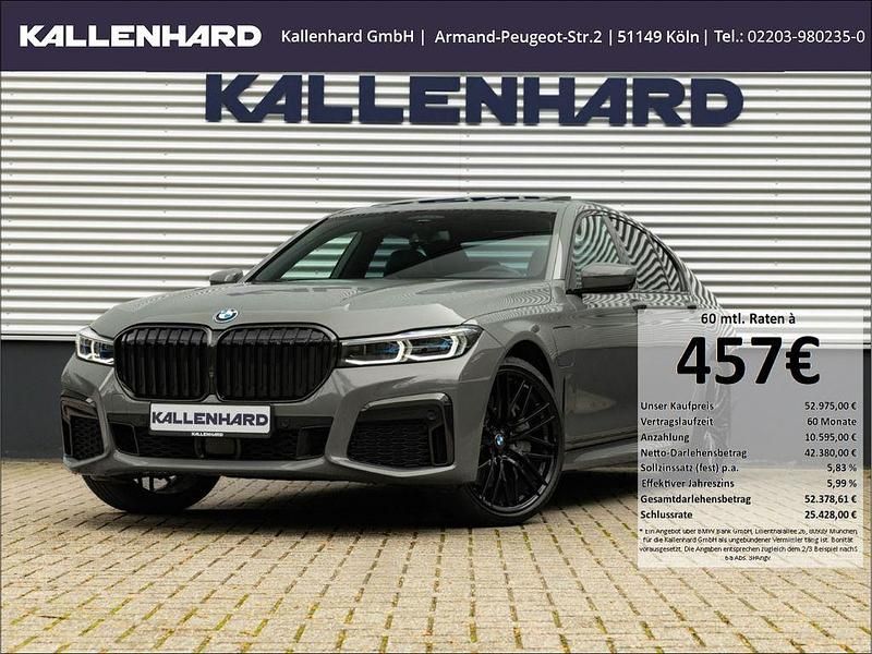 Berninagrau bernsteineffekt me Gebraucht 2021 BMW 745e M Sport Limousine | 52.975 € (Teuer) - Bild 1/4