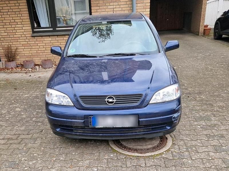 Blau Gebraucht 2000 Opel Astra Limousine | 995 € (Fairer Preis) - Bild 1/3