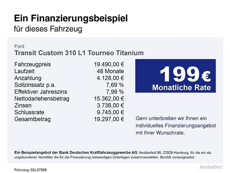 Gebraucht Ford Tourneo Custom 2016 Blau Van