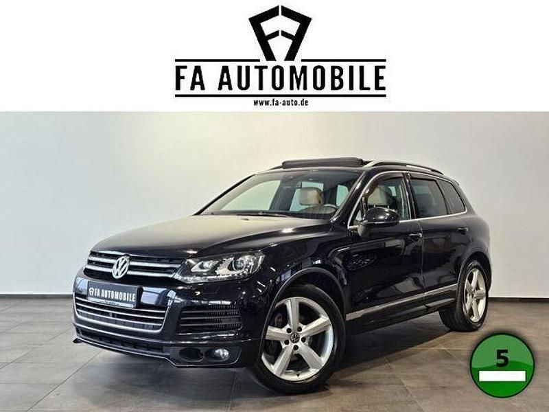 Schwarz Gebraucht 2013 VW Touareg R-line SUV | 19.990 € (Fairer Preis) - Bild 1/4