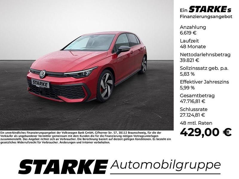 Kings red metallic Neu 2025 VW Golf VIII GTI Limousine | 46.440 € (Fairer Preis) - Bild 1/4