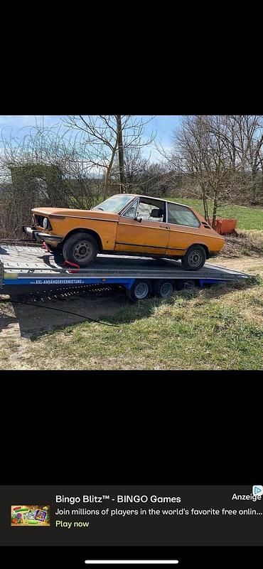 Gebraucht BMW 2002 Basis 100 PS (73 kW) 1971 Orange Limousine