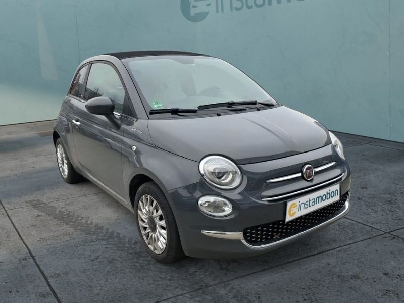 Grau Gebraucht 2021 Fiat 500C Dolcevita Cabrio | 13.940 € (Fairer Preis) - Bild 1/3