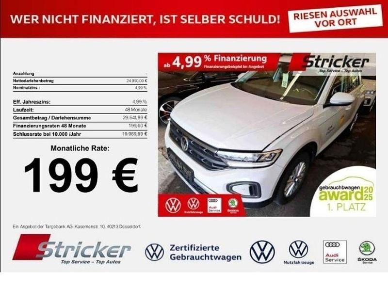 Ascotgrau Gebraucht 2024 VW T-Roc Life SUV | 24.950 € (Guter Preis) - Bild 1/3