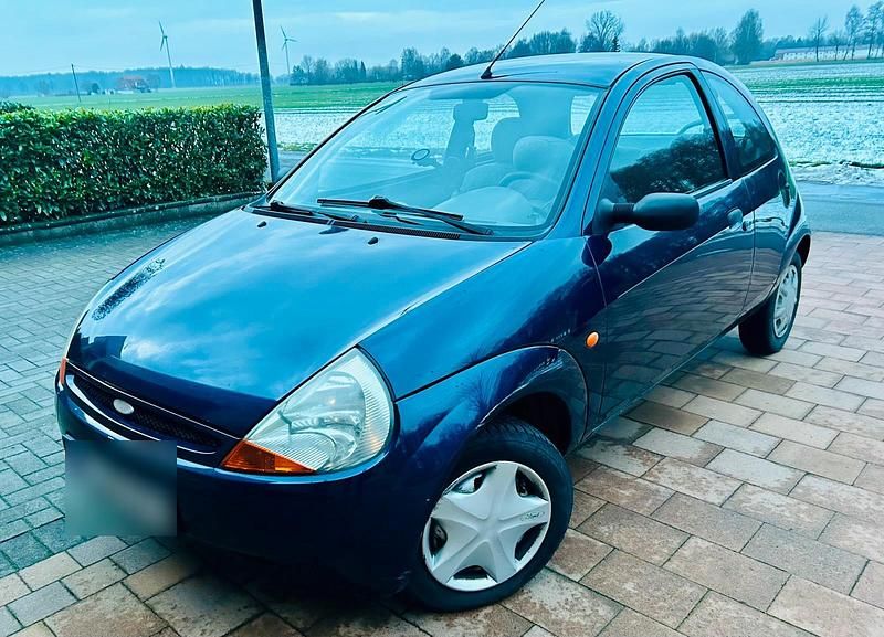 Second-hand Ford Ka 60 CP (44 kW) 2000 Albastru Hatchback
