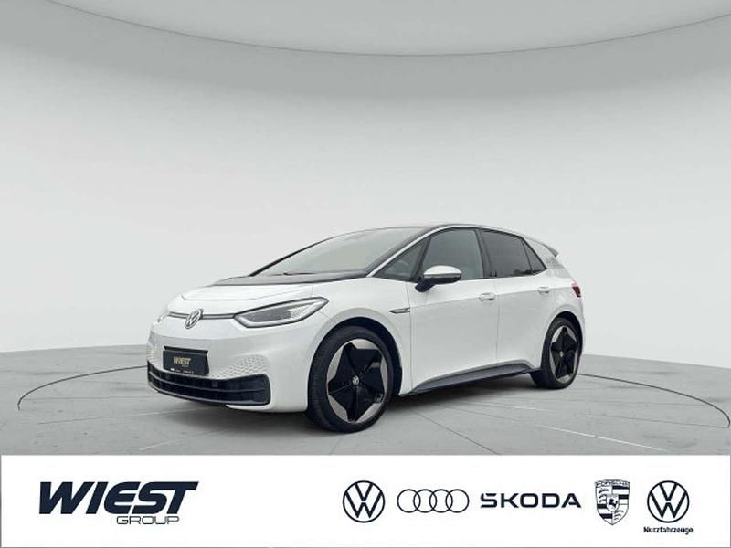 Gletscherweiß metallic schwarz Gebraucht 2020 VW ID.3 Pro Performance Kleinwagen | 24.950 € (Etwas zu teuer) - Bild 1/4