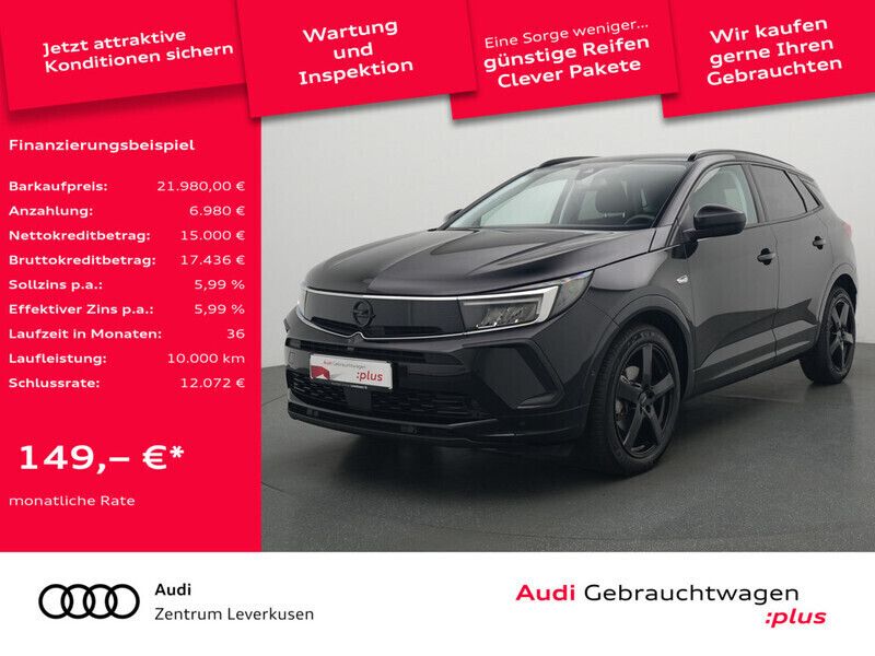 Diamantschwarz Gebraucht 2022 Opel Grandland X GS Line SUV | 21.980 € (Fairer Preis) - Bild 1/4