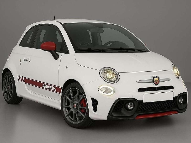 Weiß Gebraucht 2018 Fiat 500 Abarth Limousine | 17.500 € (Fairer Preis) - Bild 1/4
