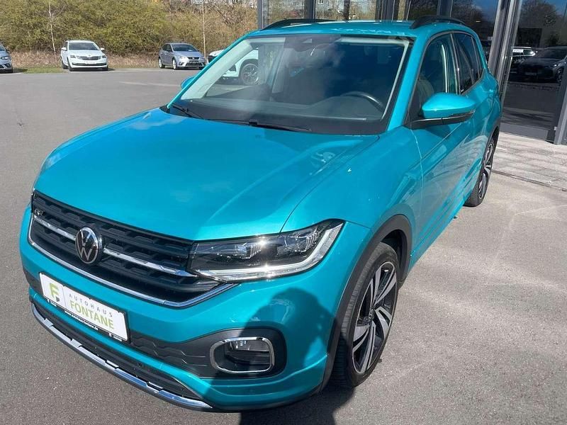 Gebraucht VW T-Cross Active 110 PS (80 kW) 2022 Makena tuerkis SUV