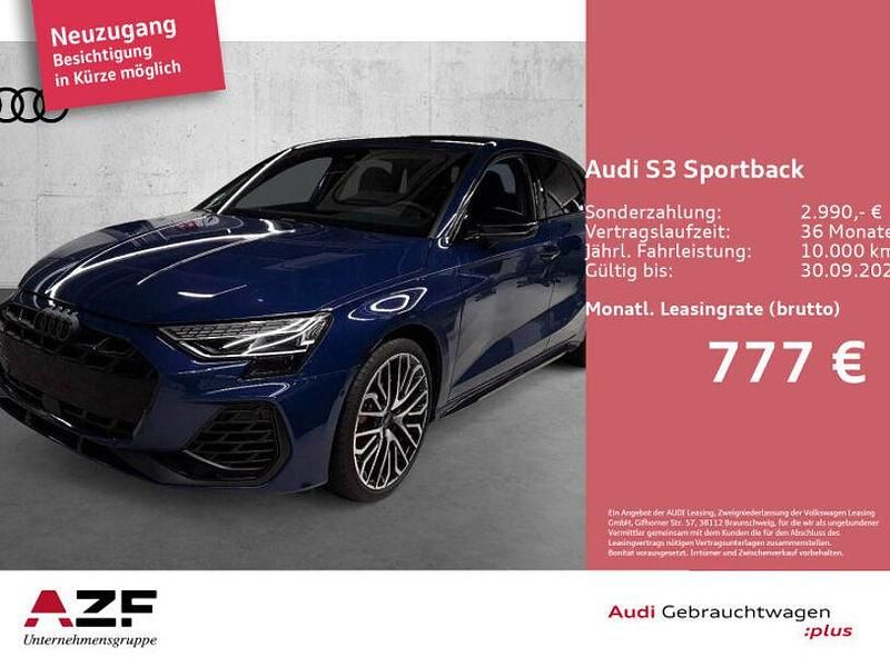 Blau Gebraucht 2024 Audi S3 Ambiente Limousine | 47.890 € (Etwas zu teuer) - Bild 1/4