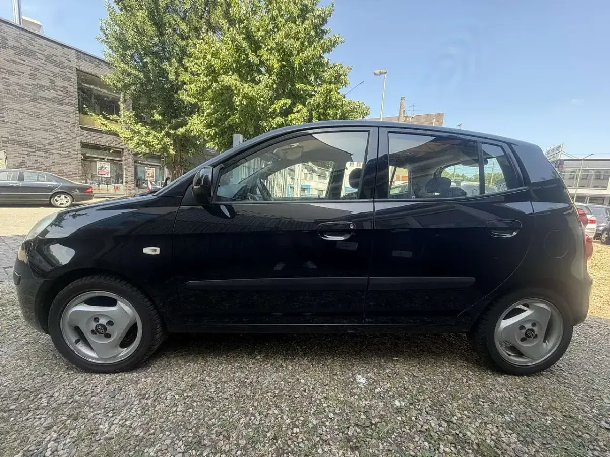 Gebraucht Kia Picanto EX 65 PS (47 kW) 2008 Schwarz Kleinwagen