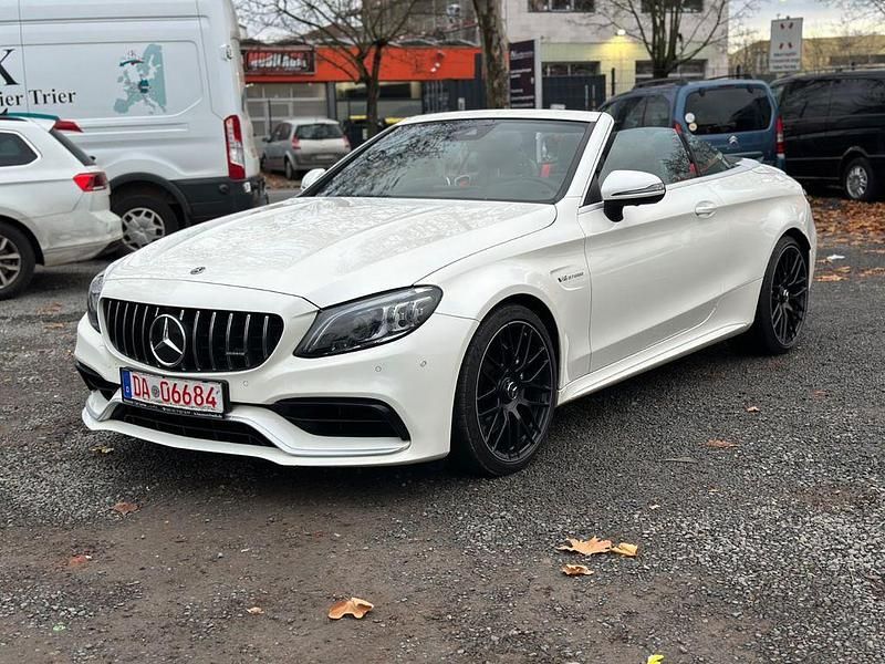 Weiß Gebraucht 2021 Mercedes C63 AMG AMG Cabrio | 49.900 € (Superpreis) - Bild 1/4