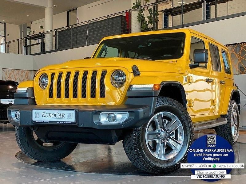 Gelb Gebraucht 2020 Jeep Wrangler Sahara SUV | 36.780 € (Superpreis) - Bild 1/3