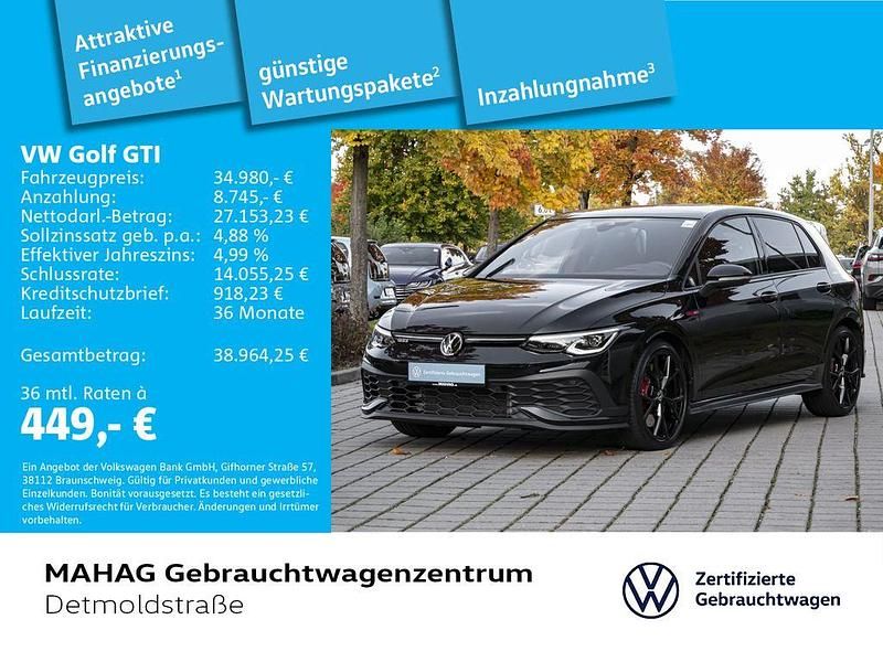 Deep black perleffekt Gebraucht 2023 VW Golf VIII GTI Clubsport Limousine | 34.980 € (Fairer Preis) - Bild 1/2