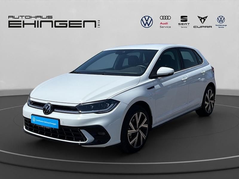 Pure white Gebraucht 2024 VW Polo R-line Limousine | 25.777 € (Fairer Preis) - Bild 1/3