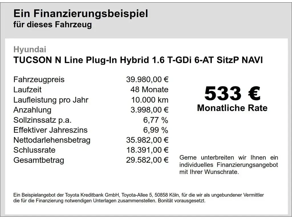 Gebraucht Hyundai Tucson N Line 252 PS (185 kW) 2025 Rot SUV