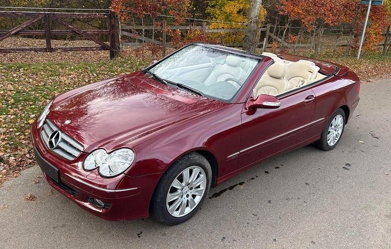 Gebraucht Mercedes CLK200 Elegance 163 PS (119 kW) 2006 Rot Cabrio