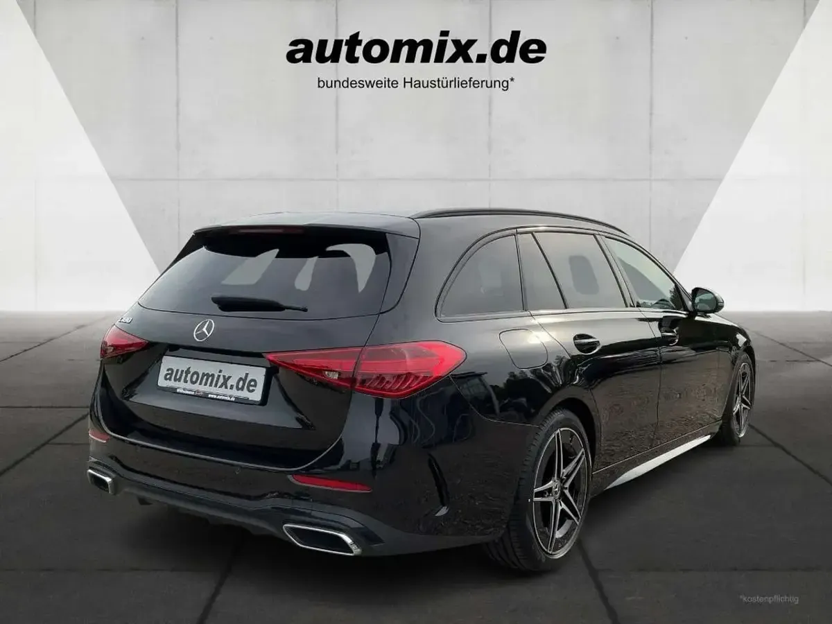 Gebraucht Mercedes C180 AMG line 170 PS (125 kW) 2023 Obsidianschwarz metalliclack Kombi