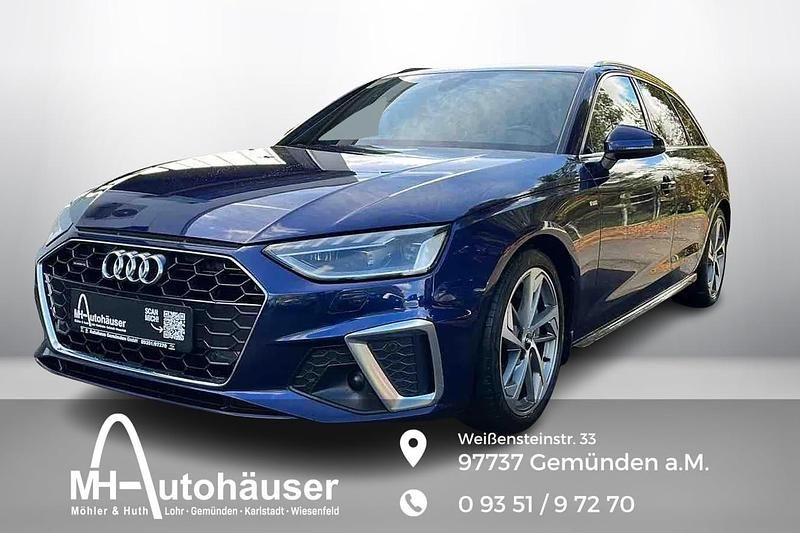 Navarrablau metallic Gebraucht 2021 Audi A4 S-Line | 24.900 € (Guter Preis) - Bild 1/4