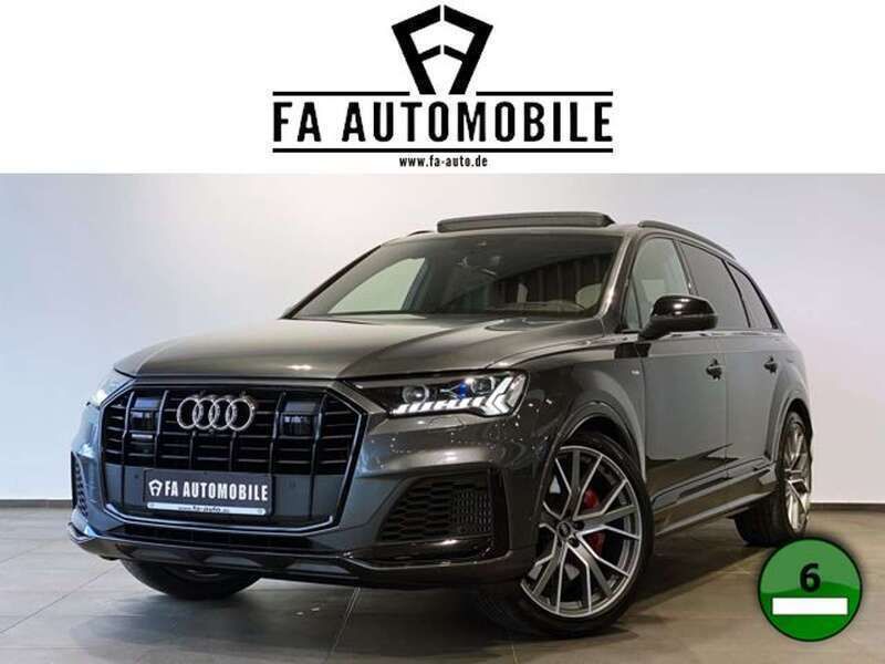 Grau Gebraucht 2021 Audi Q7 S-Line SUV | 67.740 € - Bild 1/4