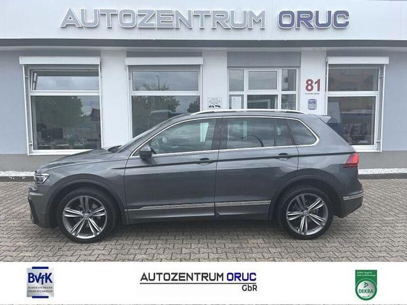 Grau Gebraucht 2018 VW Tiguan R-line SUV | 14.980 € (Guter Preis) - Bild 1/4