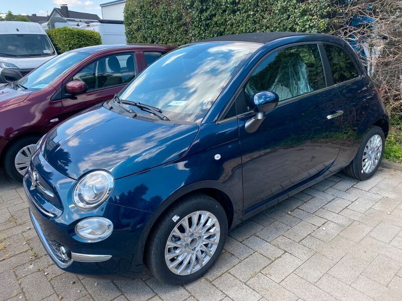 Blau Neu 2024 Fiat 500C Cabrio | 19.480 € (Fairer Preis) - Bild 1/2