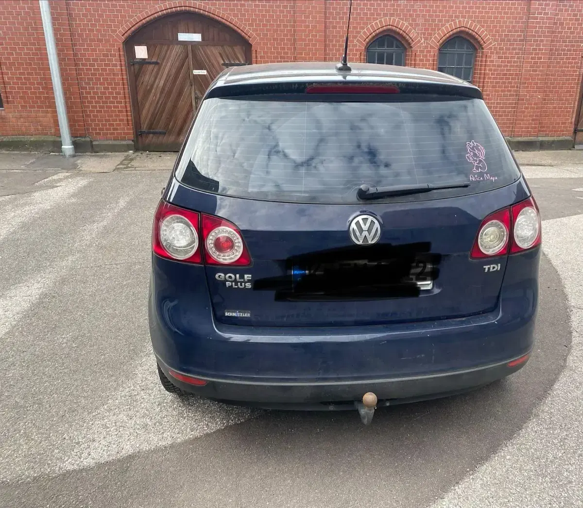 Gebraucht VW Golf Plus Cross 105 PS (77 kW) 2007 Blau Van / Kleinbus