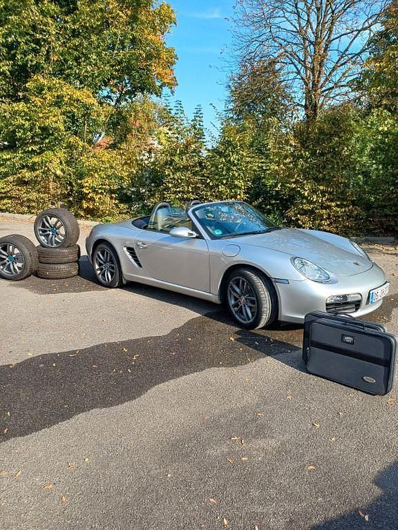 Silber Gebraucht 2008 Porsche Boxster Cabrio | 26.599 € (Guter Preis) - Bild 1/4