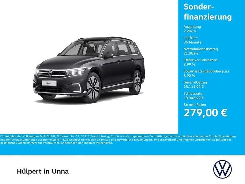 Grau Gebraucht 2021 VW Passat GTE Kombi | 23.288 € (Guter Preis) - Bild 1/4