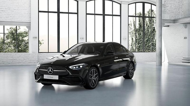 Schwarz Gebraucht 2024 Mercedes C220 AMG Limousine | 48.452 € (Teuer) - Bild 1/4