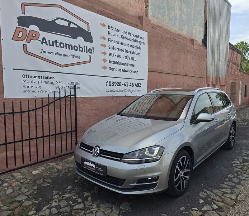 Silber Gebraucht 2015 VW Golf VII Cup Kombi | 9.990 € (Fairer Preis) - Bild 1/4