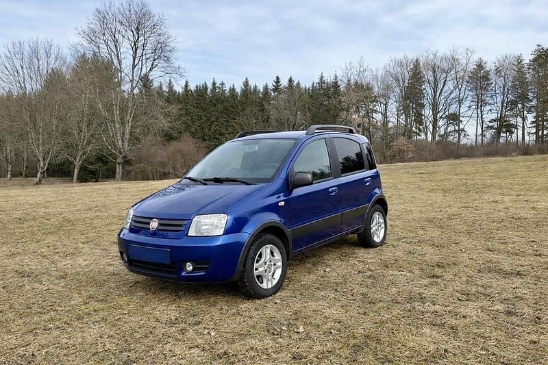 Gebraucht Fiat Panda 4x4 60 PS (44 kW) 2009 Blau Kleinwagen