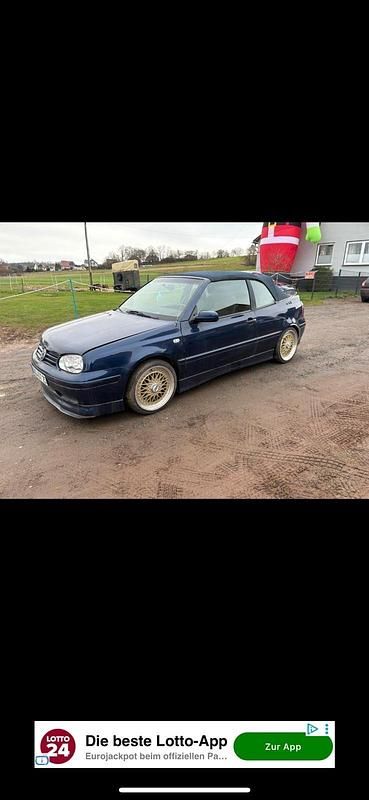 Gebraucht VW Golf Cabriolet 90 PS (66 kW) 2001 Blau Cabrio