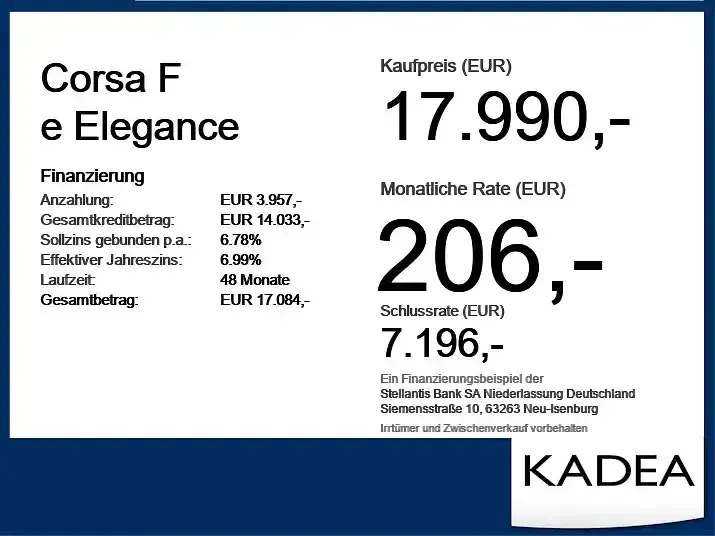 Second-hand Opel Corsa-e Elegance 100 kW (136 CP) 2023 Alb Hatchback