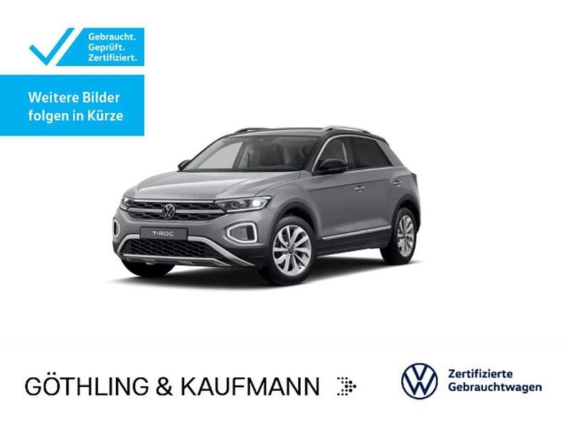 Indiumgrau metallic Gebraucht 2024 VW T-Roc Style SUV | 28.360 € (Fairer Preis) - Bild 1/3
