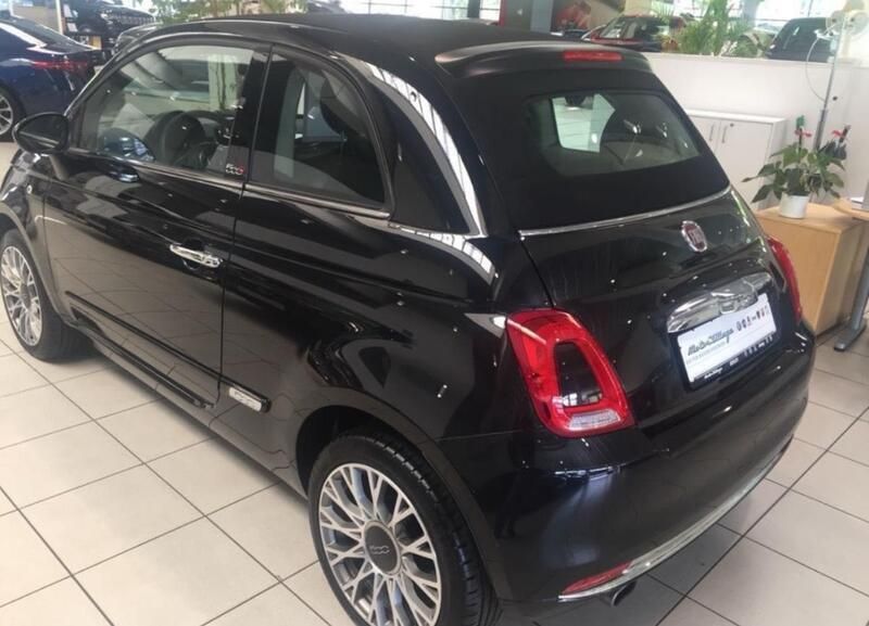 Schwarz Gebraucht 2017 Fiat 500 Lounge Cabrio | 11.999 € (Etwas zu teuer) - Bild 1/4