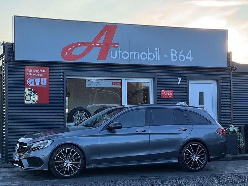 Grau Gebraucht 2016 Mercedes C220 AMG Kombi | 14.850 € (Guter Preis) - Bild 1/3