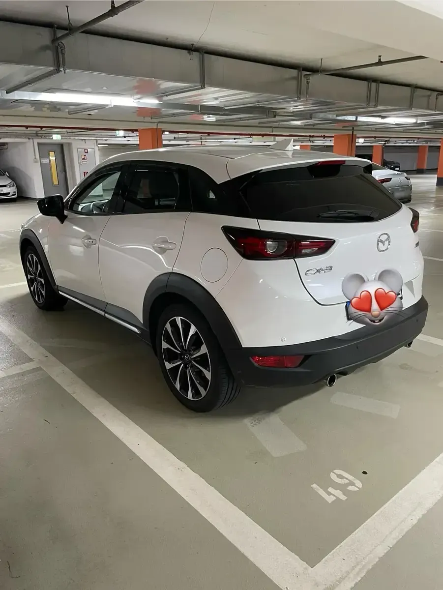 Gebraucht Mazda CX-3 Sports-Line 121 PS (88 kW) 2019 Weiß SUV