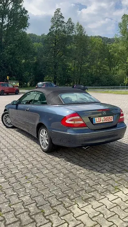 Gebraucht Mercedes CLK200 Avantgarde 163 PS (119 kW) 2005 Blau Cabrio