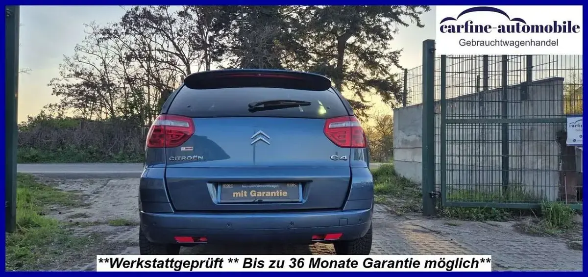 Gebraucht Citroën C4 Picasso Tendance 120 PS (88 kW) 2009 Blau Van / Kleinbus