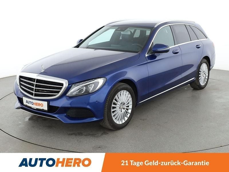Blau Gebraucht 2015 Mercedes C180 Exclusive Kombi | 17.820 € (Fairer Preis) - Bild 1/3