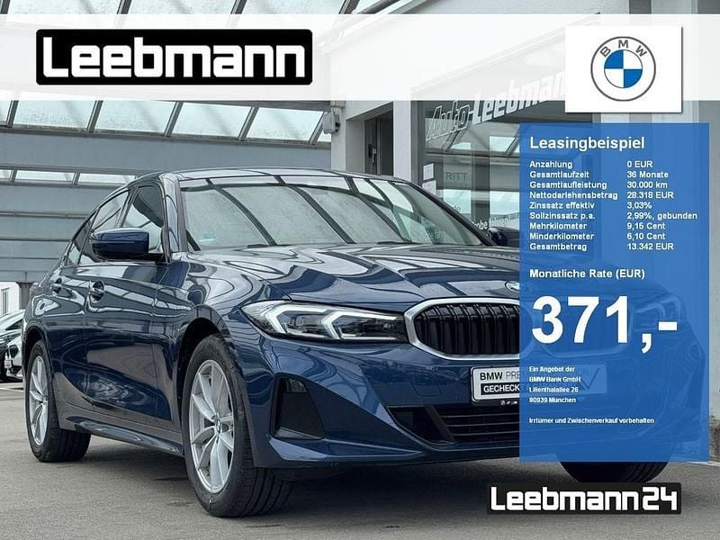 Blau Gebraucht 2024 BMW 320 Comfort Edition Limousine | 33.699 € (Superpreis) - Bild 1/4
