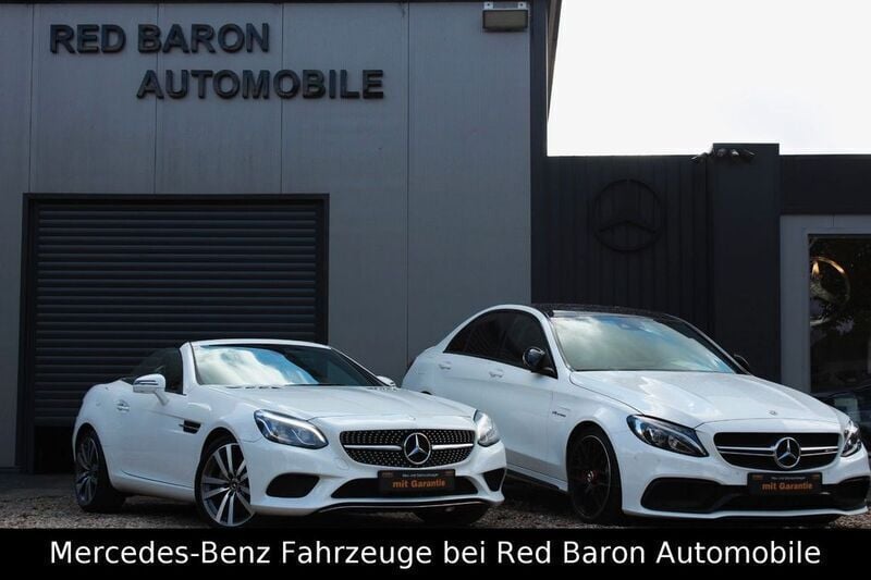 Weiß Gebraucht 2018 Mercedes SLC300 Cabrio | 33.000 € (Superpreis) - Bild 1/4