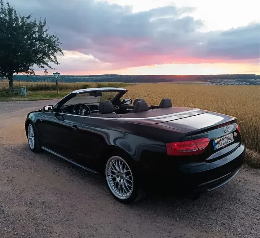 Gebraucht Audi A5 Cabriolet S-Line 211 PS (155 kW) 2010 Schwarz Cabrio