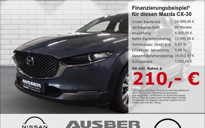 Usado Mazda CX-30 Selection 122 HP (89 kW) 2021 Cinzento SUV