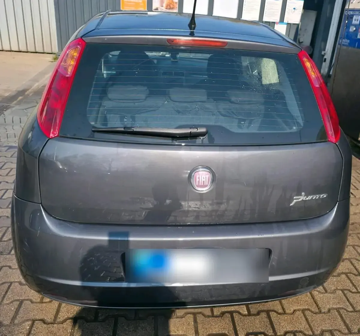 Gebraucht Fiat Punto 76 PS (55 kW) 2009 Grau Kleinwagen