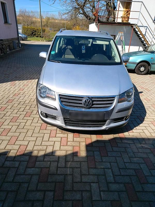 Gebraucht VW Touran Cross 105 PS (77 kW) 2007 Silber Van / Kleinbus